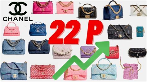 chanel january 2022 price increase|chanel 22p price increase.